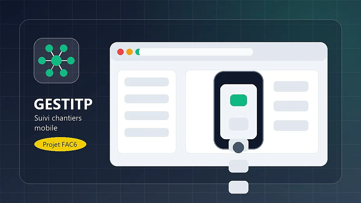 GESTITP, application mobile de suivi de chantier pour Rouillard TP